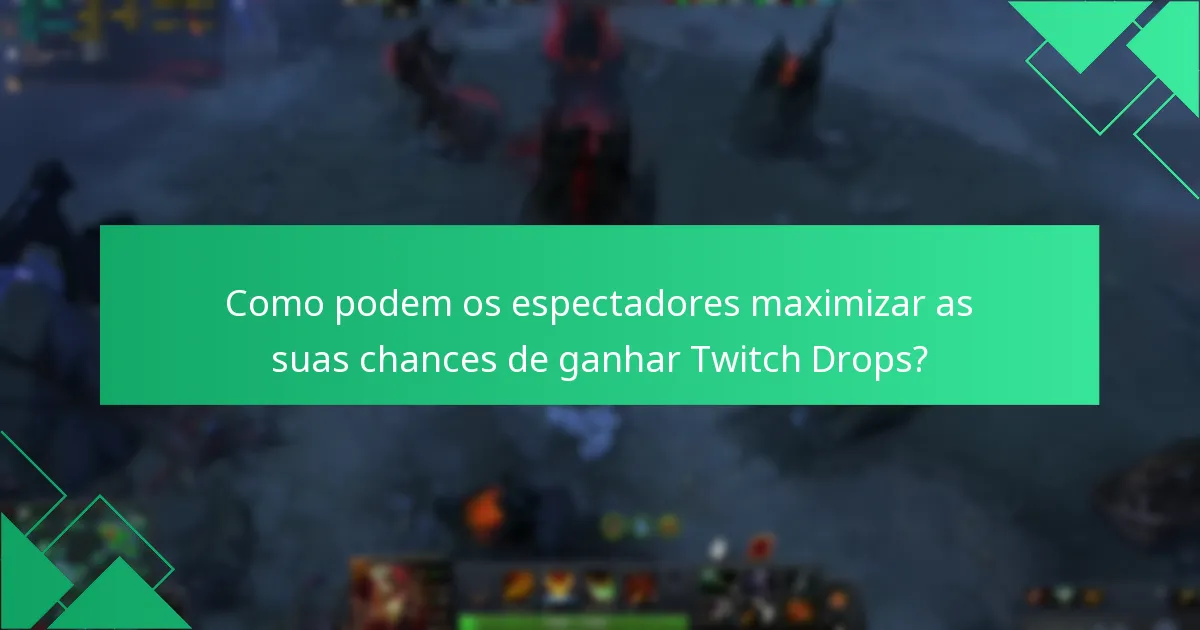 Quais são os marcos dos espectadores para ganhar Twitch Drops?